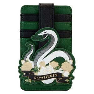 Loungefly Harry Potter Vegan Leather Slytherin House Card Holder
